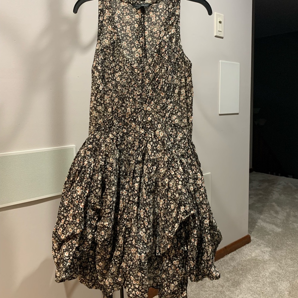 Ditzy print All Saints parachute dress